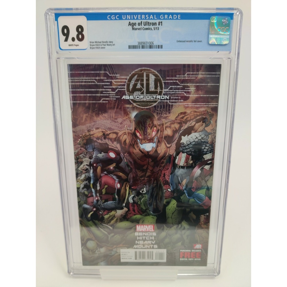 Age of Ultron 1A Hitch‎ Foil CGC 9.8 2013 MARVEL COMICS